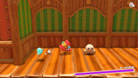 Kriby Toy Hammer Jump Attack