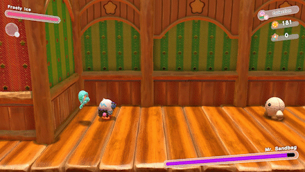 Kriby Frosty Ice Charge Attack