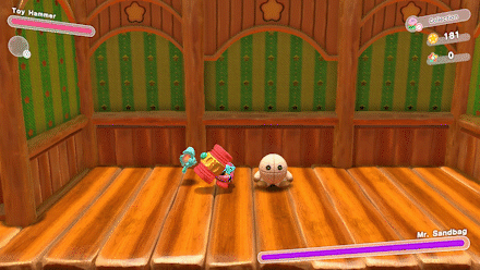 Kriby Toy Hammer Combo Attack