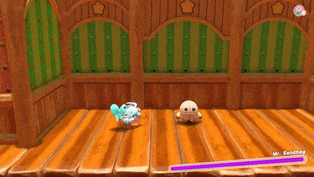 Kriby Fleur Tornado Basic Attack