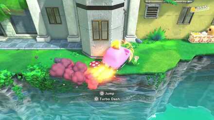 Kirby - Drive without falling off the ledge