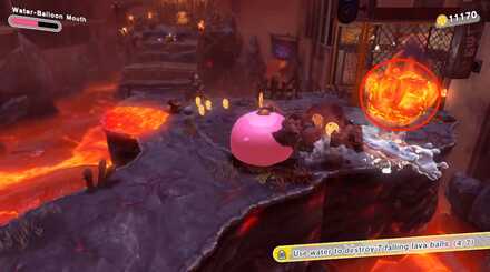 Kirby - Destroy the 7th lava ball