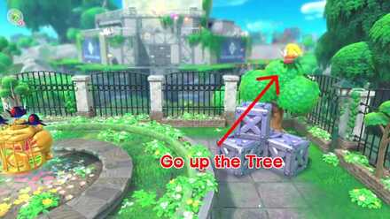 Kirby and the Forgotten Land - HAL Room - Top of the Tree.jpg