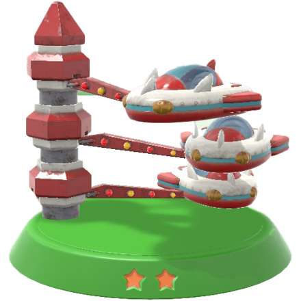 Twirling Star Rocket