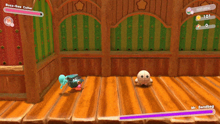 Kriby Buzz-Saw Cutter Basic Attack