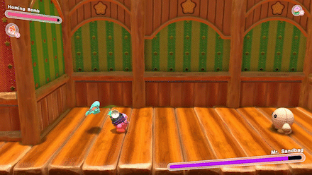 Kriby Homing Bomb Basic Attack