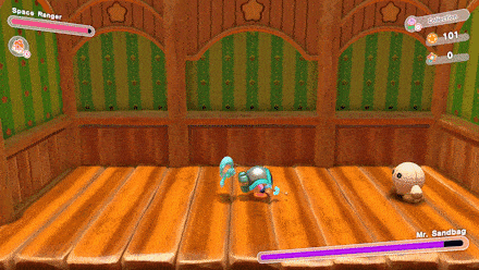 Kriby Space Ranger Charge Attack