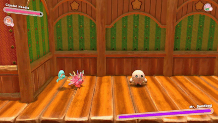 Kriby Crystal Needle Basic Attack