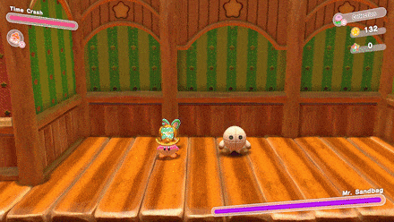 Kriby Time Crash Charge Attack