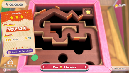 What is Tilt-and-Roll Minigame