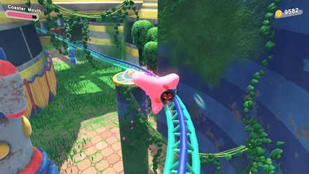 Kirby and the Forgotten Land - how to control the Coaster Mouth