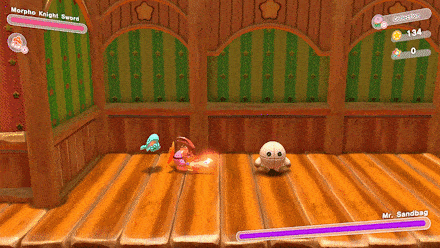 Kriby Morpho Knight Sword Jump Attack