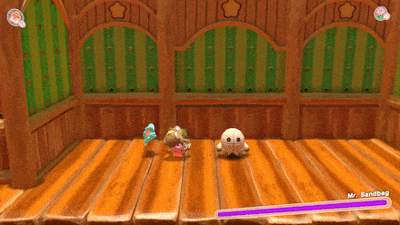 Kriby Masked Hammer Charge Attack