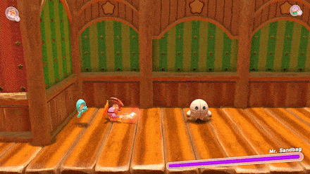 Kriby Morpho Knight Sword Combo Attack