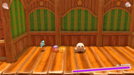 Kirby Meta Knight Sword Slide Jump Combo