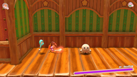 Kirby Morph Knight Sword Vanishing Dodge