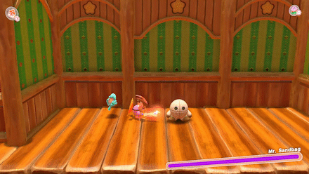 Kirby Morph Knight Sword Screech Attack