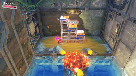 Kirby and the Forgotten Land - Fast-Flowing Waterworks Stairs Mouth 3