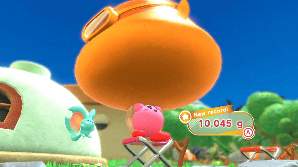 Kirby and the Forgotten Land - Fishing Pond - Golden Fish Reward.png