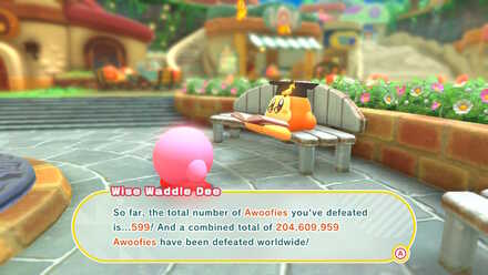 Kirby and the Forgotten Land - statistics from Wise Waddle Dee
