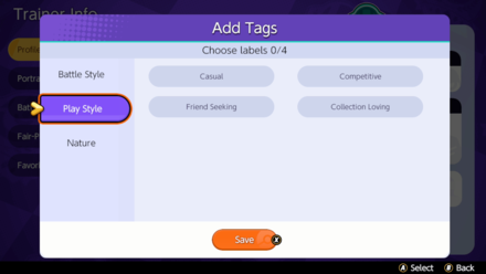 Pokemon UNITE - Labels - Play Style