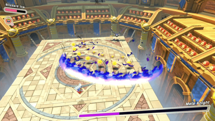 Kirby and the Forgotten Land - Hover to Avoid the Blue Sword Beam