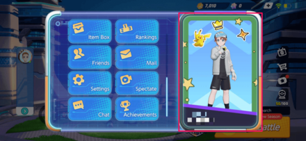 Pokemon UNITE - How to Add Labels - Tap Trainer Card