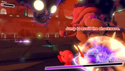 The energy ball will create a shockwave