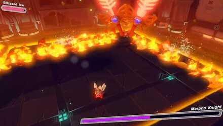 Dodge the swords and jump over the flames