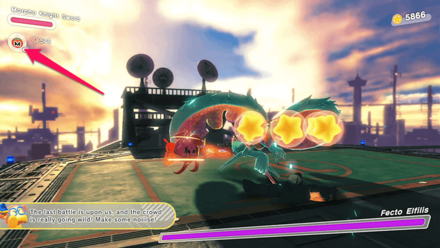 Kirby and the Forgotten Land - Have a Maxim Tomato on the Item Slot