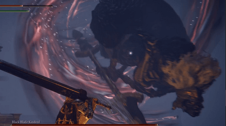 Black Blade Flying Slash