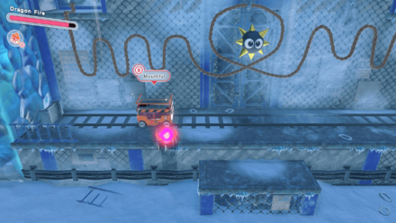 Kirby Windy Freezing Seas Hidden Scissor Lift Location