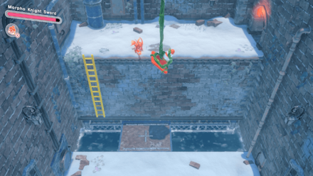 Kirby Battle of Blizzard Bridge Cone Location