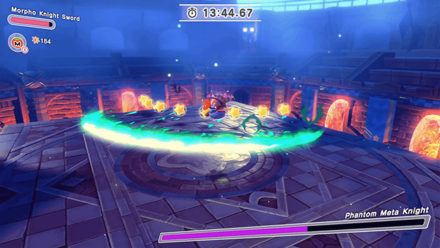 Kirby and the Forgotten Land - Hover to Avoid the Giant Sword Beam