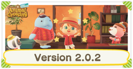 Animal Crossing: New Horizons update version 2.0.6 patch notes