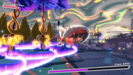 Kirby and the Forgotten Land - Run and Hover to Avoid the Shockwave