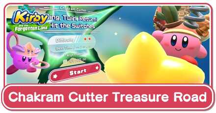 Kirby and the Forgotten Land - Chakram Cutter Treasure Road