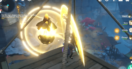 Genshin - Surreptitious Seven-Star Seal Sundering - Glaze Peak - Highest on an Elevator