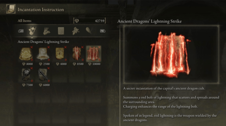 Sorceries and Incantations