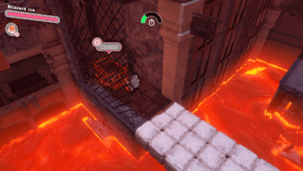 Kirby Conquer the Inferno Road Scissor Lift Location