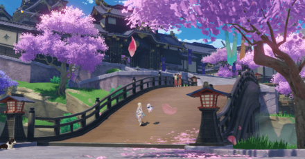 Genshin - Ayato Story Quest - New Shoots from Old Brances - 1 Hit the Inazuma City streets