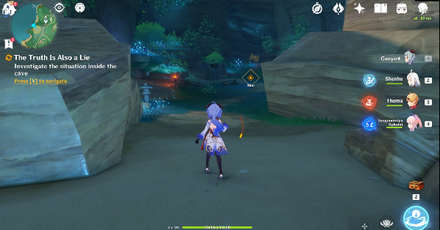 Genshin - Ayato Story Quest The Truth Is Also a Lie - 1 Go and save Shinnojou