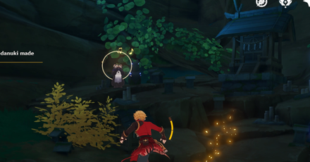 Genshin - Ayato Story Quest - Bake-Danuki Location 4
