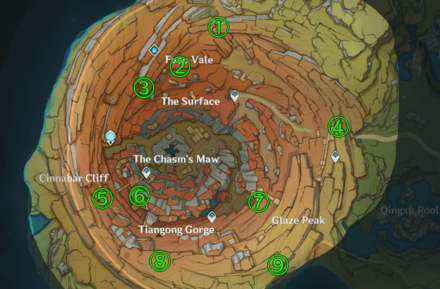 Genshin Impact - Archaic Stone Map