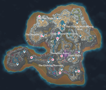 Genshin - Shadowy Husk and Black Serpents Location