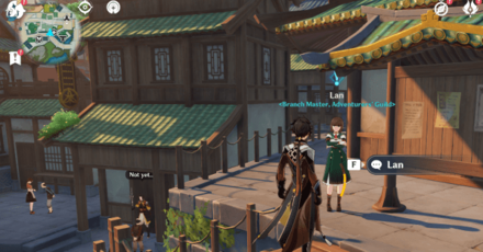 Genshin - The Chasm Charters - Talk to Lan