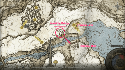 Elden Ring - Heretical Rise Invisible Bridge location