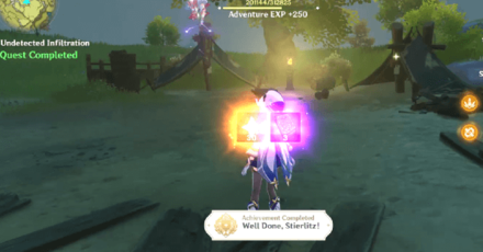 Genshin - Undetected Infiltration - Quest Complete after Cutscene