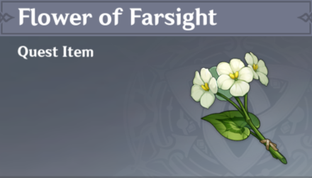 Genshin Impact - How to Get Flower of Farsight and Effects