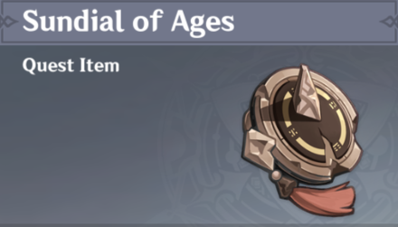 Genshin Impact - How to Get Sundial of Ages and Effects